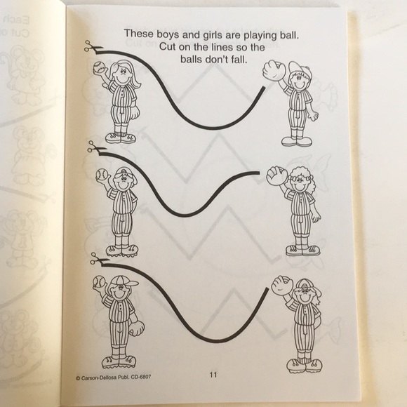 “Cutting and Handwriting” workbooks/black line bk - Picture 4 of 14